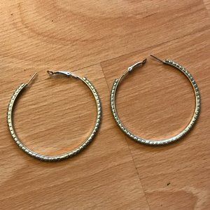 Sparky Sparkling Shiny Hoop Earrings